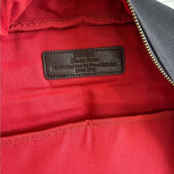 Daniel Cremieux Limited Edition Canvas Leather Backpack Laptop Messenger Bag EUC - Picture 10 of 10